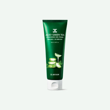 JAYJUN Aloe + Green Tea Cleansing Gel Foam 120ml - CUTIPOP
