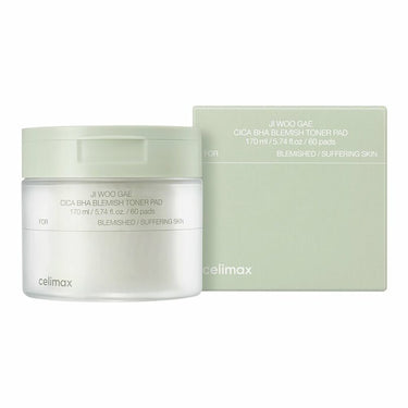 celimax Ji Woo Gae Cica BHA Blemish Toner Pads 60 Counts AniMelodic