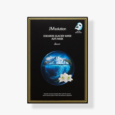 JM Solution Edelweiss Glacier Water ALPS Mask Snow 30ml*10P - CUTIPOP
