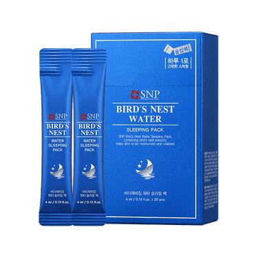 SNP Bird's Nest Water Sleeping Pack (Stick Type) 4ml*20P - CUTIPOP