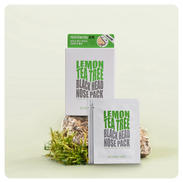 BORNTREE Lemon Tea Tree Blackhead Nose Pack 10P - CUTIPOP