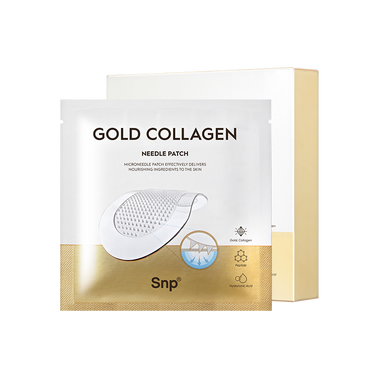 SNP Gold Collagen needle patch 8P - CUTIPOP