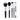 Studio17 Portable Makeup Brush Set (5 Pcs)
