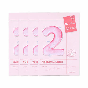 numbuzin No. 2 Water Collagen 65% Voluming Mask Sheet 4 Sheets AniMelodic