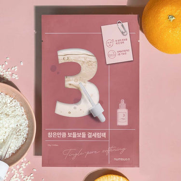numbuzin No. 3 Tingle Pore Softening Mask Sheet AniMelodic
