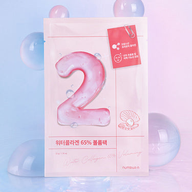 numuzin No. 2 Water Collagen 65% Voluming Mask Sheet AniMelodic