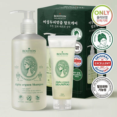 rooton Alpha Erguen Shampoo 300mL + 100mL Special Set AniMelodic
