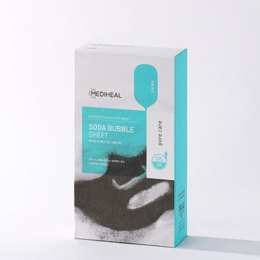 MEDIHEAL Poretox carbonated Bubble Mask 18ml*10P - CUTIPOP